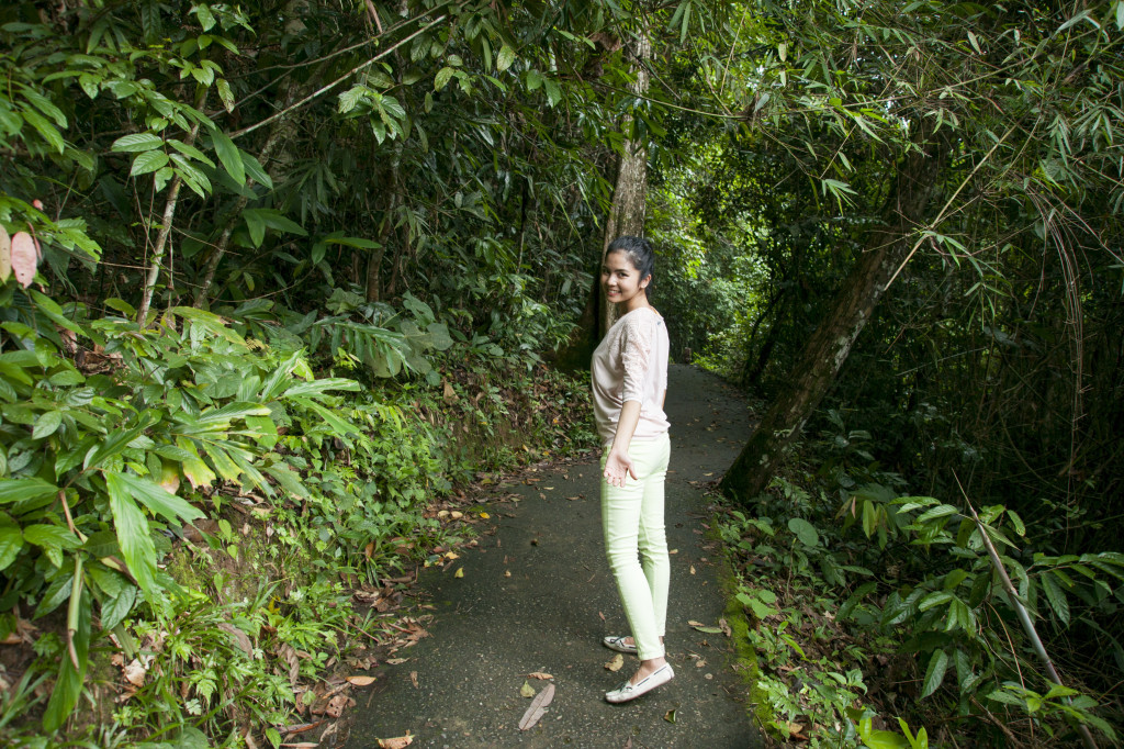 One kilometre trail to Haew Narok Waterfall