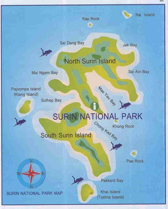 Surin-Islands-Map