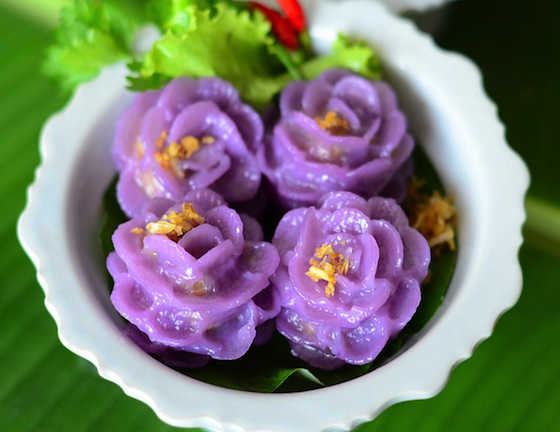 “ช่อม่วง Chaw Muang” (Steamed Dumplings with Fish Meat Filling) | Learn ...