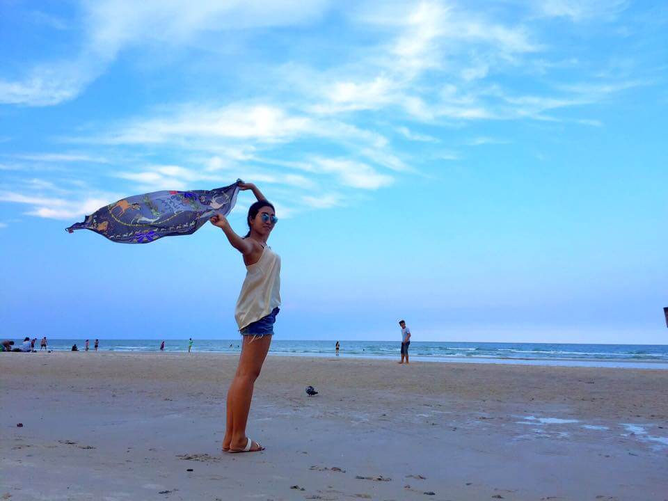 Pear chilling out by Hua Hin Beach. :)